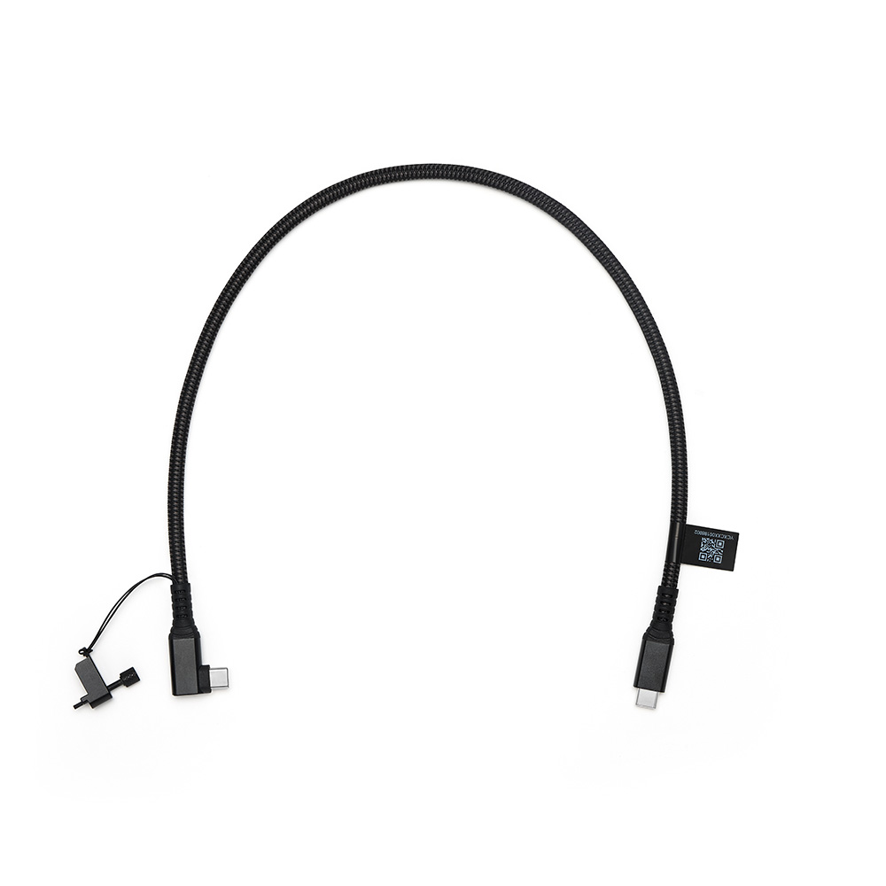 DJI SDR Transmission 2 L字型USB-C ビデオケーブル（DP、50cm）